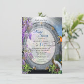 Uitnodiging voor tropische Flora Paradise Portal-l (Staand voorkant)