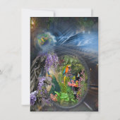 Uitnodiging voor tropische Flora Paradise Portal-l (Achterkant)