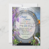 Uitnodiging voor tropische Flora Paradise Portal-l (Voorkant)