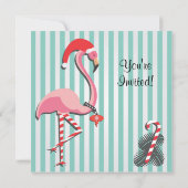 Uitnodiging voor tropische kerstfeestdagen met Fla (Achterkant)