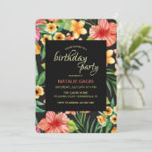 Uitnodiging voor tropische nachten (Staand voorkant)