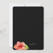 Uitnodiging voor tropische nachten (Achterkant)