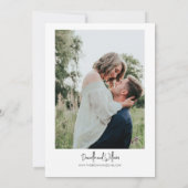 Uitnodiging voor Tropische palmbestemming bruiloft (Achterkant)