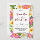 Uitnodiging voor tropische plunjestuwebomen (Voorkant)