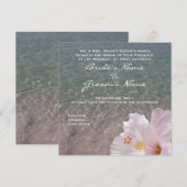 Uitnodiging voor tropische straterbestemmingen (Voorkant / Achterkant)