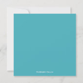 Uitnodiging voor tropische ventilatorbridal (Achterkant)
