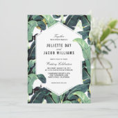 Uitnodiging voor tropische weddenschappen (Staand voorkant)