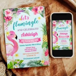 Uitnodiging voor tropische zomer 6e verjaardag