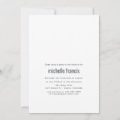 Uitnodiging voor tropische zomerbakken (Achterkant)