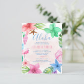 Uitnodiging voor Tropische zomerbudgetfeestdag (Staand voorkant)
