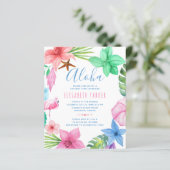 Uitnodiging voor Tropische zomerbudgetfeestdag (Staand voorkant)