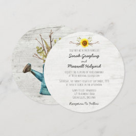 Uitnodiging voor Trouwdag op Sunflower & Rustic Wo