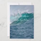 Uitnodiging voor Trouwfeest aan de Kust met Grote (Voorkant)