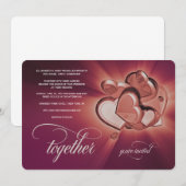 Uitnodiging voor trouwfeest Samen (Versie 3) (Voorkant / Achterkant)