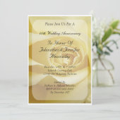 Uitnodiging voor trouwjubileum (Staand voorkant)