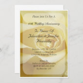 Uitnodiging voor trouwjubileum (Voorkant / Achterkant)