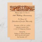 Uitnodiging voor trouwjubileum (Voorkant / Achterkant)