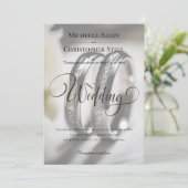 Uitnodiging voor trouwringen (Staand voorkant)