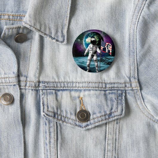 Uitnodiging voor Trump 2024 Ronde Button 5,7 Cm (In situ)