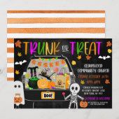 Uitnodiging voor Trunk or Treat (Voorkant / Achterkant)