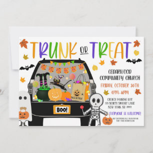 Uitnodiging voor Trunk or Treat