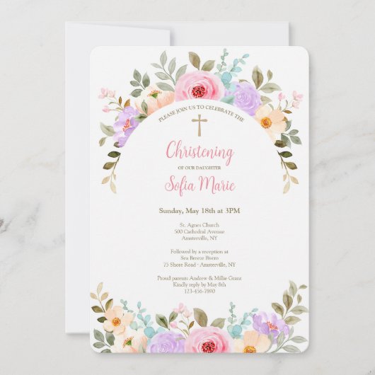 uitnodiging voor tuinboog (Voorkant)