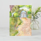 uitnodiging voor tuinpad (Staand voorkant)