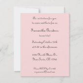 uitnodiging voor twee jaar oud meisje (Achterkant)