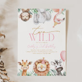 Uitnodiging voor twee Wild Animal Party