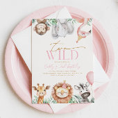 Uitnodiging voor twee Wild Animal Party