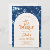 Uitnodiging voor tweedubbele verjaardag | Surf van (Voorkant)