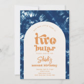Uitnodiging voor tweedubbele verjaardag | Surf van (Voorkant)