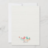 Uitnodiging voor Twin Birdies (Achterkant)