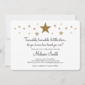 Uitnodiging voor Twinkle Twinkle Little Star Baby (Voorkant)