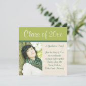 Uitnodiging voor uitnodigend Afstuderen (Staand voorkant)