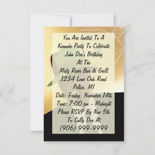 Uitnodiging voor uitnodiging (Voorkant)