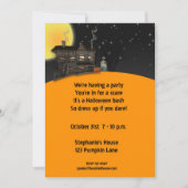 Uitnodiging voor uitnodiging in Haunted House Hall (Voorkant)