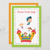 Uitnodiging voor uitnodiging op zaterdag (Voorkant / Achterkant)