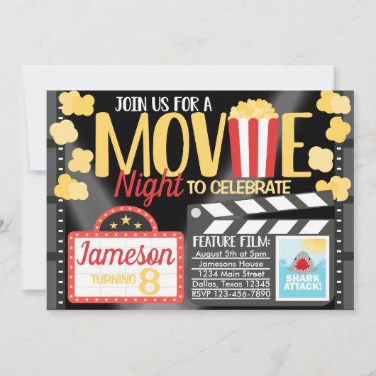 Uitnodiging voor uitnodiging voor de partij van de (Voorkant)