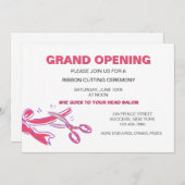 Uitnodiging voor uitreiking van snijceremonie (Voorkant / Achterkant)