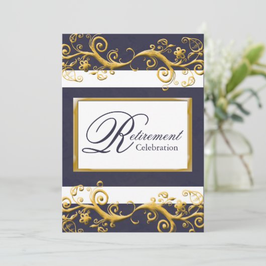 Uitnodiging voor uittredende partij (Staand voorkant)