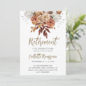 Uitnodiging voor uittredingspartij legant (Staand voorkant)