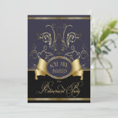 Uitnodiging voor uittredingspartij voor leganten i (Staand voorkant)