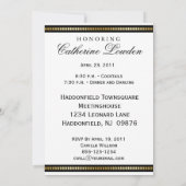 Uitnodiging voor uittredingspartij voor leganten i (Achterkant)