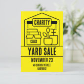 Uitnodiging voor uitverkoop van werf (Staand voorkant)