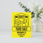 Uitnodiging voor uitverkoop van werf (Staand voorkant)