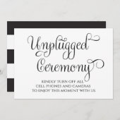 Uitnodiging voor uitzending van uitgezonden huweli (Voorkant / Achterkant)