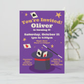 Uitnodiging voor ultieme Magicaliën op feestdag (Staand voorkant)