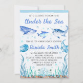 Uitnodiging voor Under the Sea Baby Shower (Voorkant)