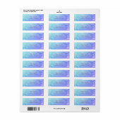 Uitnodiging voor Under the Sea Enchanted Bubbles-f Etiket (Full Sheet)